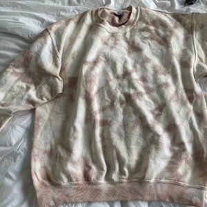 Tan tie dye sweatsuit